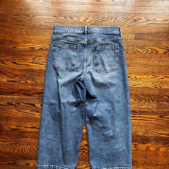 Banana Republic - High Rise Wide Leg Crop jeans - Size 32 - Picture 3 of 4